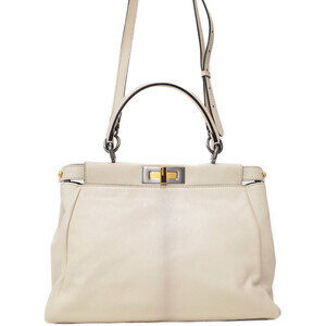 Fendi Peekaboo handbag ISeeU Leather 2way Shoulder Bag